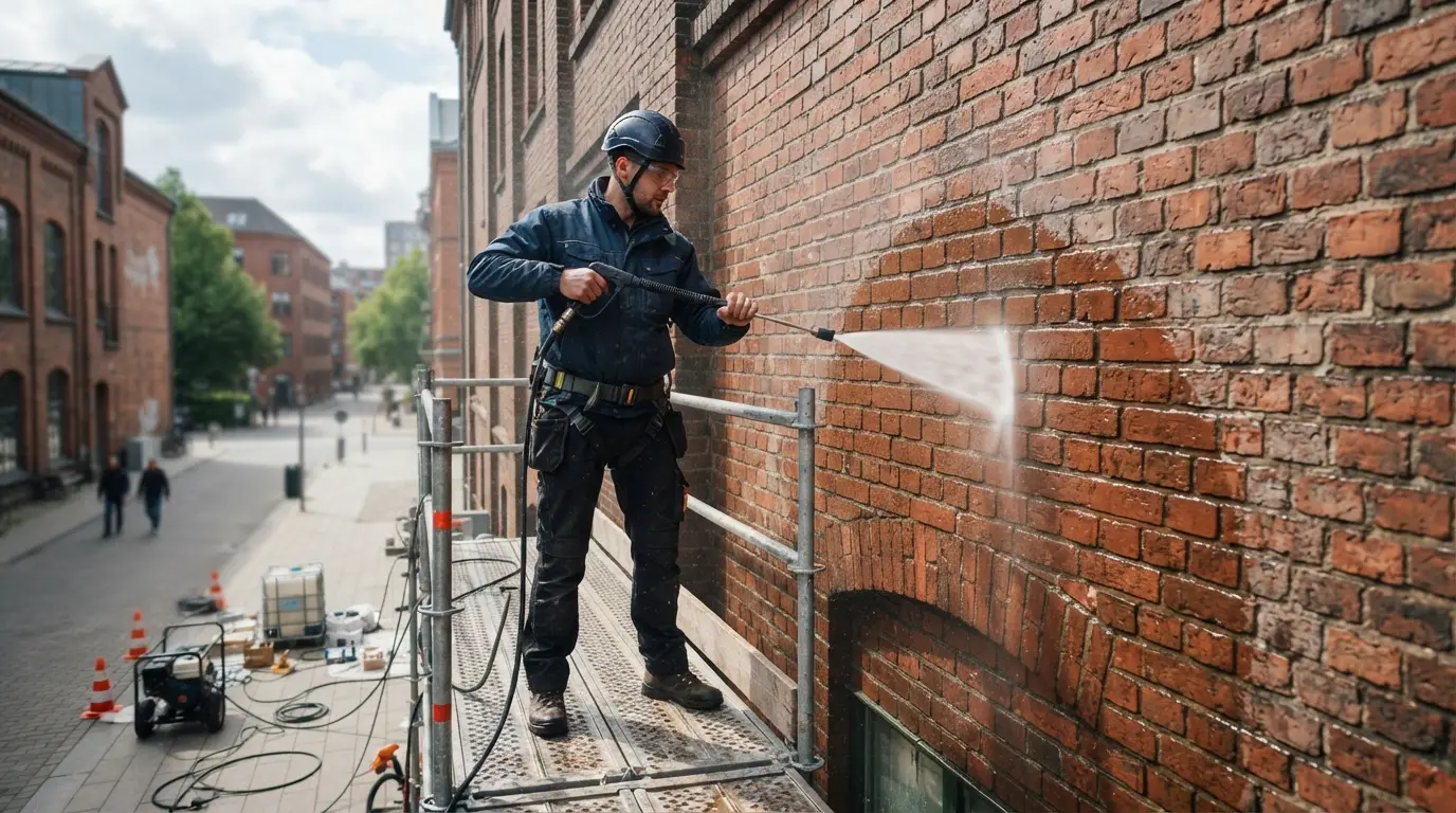 gevel reinigen en impregneren