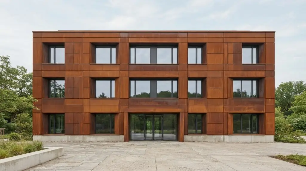 cortenstaal gevel