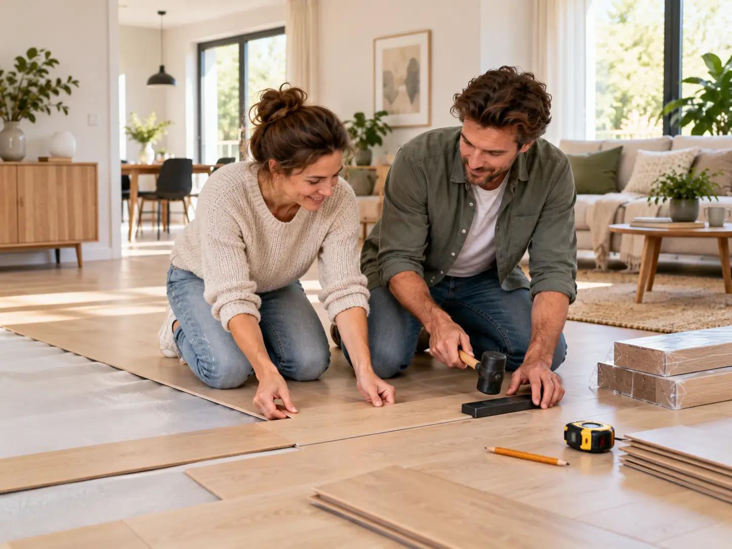 Praktische kluswerkzaamheden voor onderhoud, renovatie en verbetering van de woning.